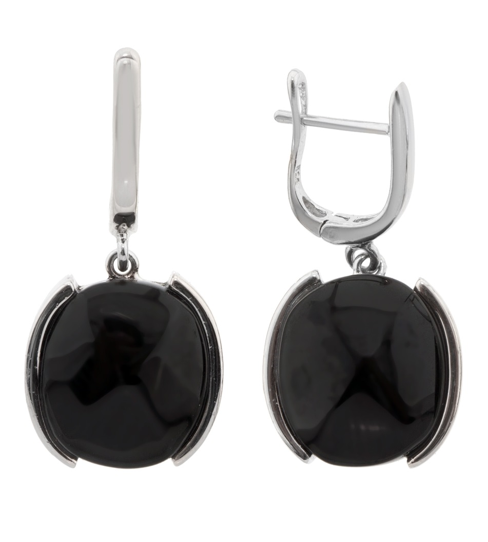 

Серьги из серебра с ониксом Balex Jewellery 2436930195, 2436930195