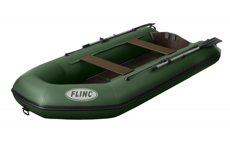 Надувная лодка FLINC FT320K оливковый