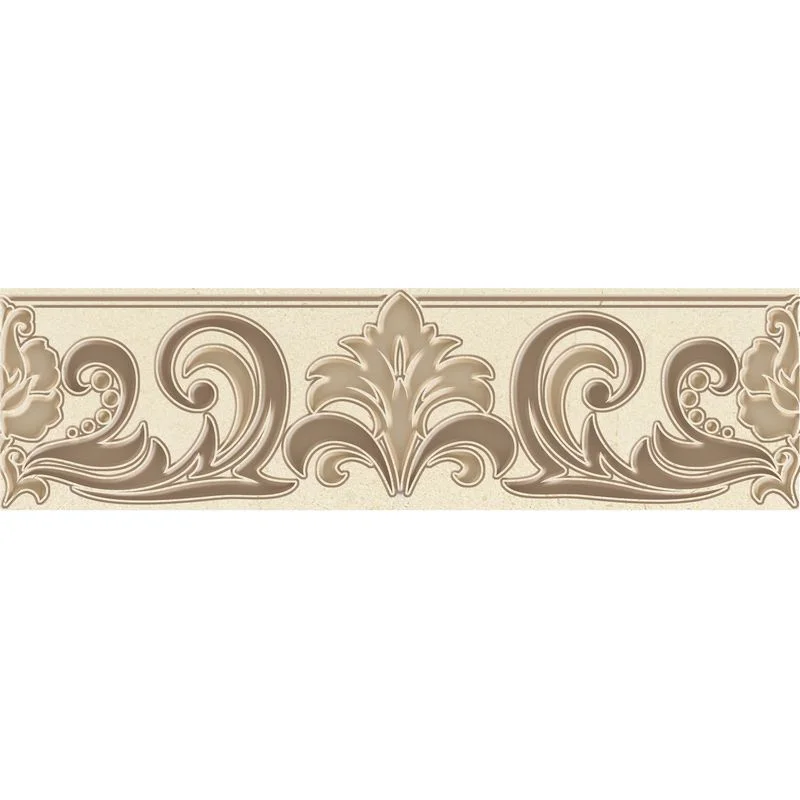 

Плитка GLOBAL TILE Marseillaise бежевый бордюр 7,7х27 арт.B24MS4215TG