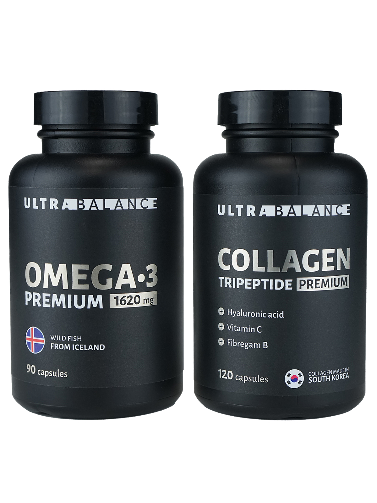 Купить Омега 3 UltraBalance капсулы 1620 мг 90 шт. + Коллаген UltraBalance капсулы 120 шт.