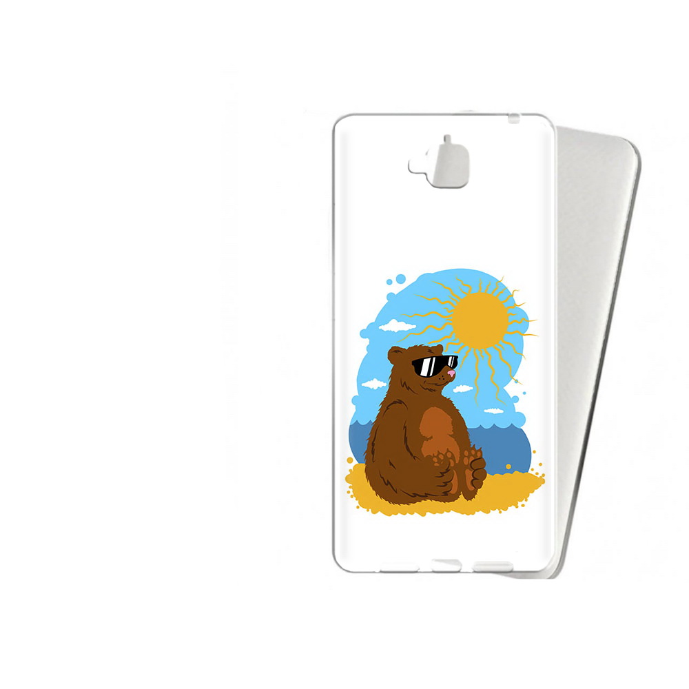 

Чехол MyPads Tocco для Huawei Enjoy 5 медведь на чиле (PT24942.37.468), Прозрачный, Tocco