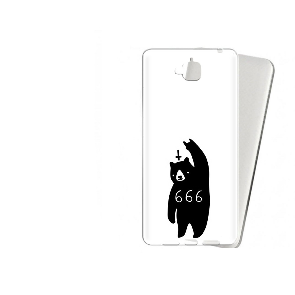 

Чехол MyPads Tocco для Huawei Enjoy 5 медведь 666 (PT24942.37.462), Прозрачный, Tocco