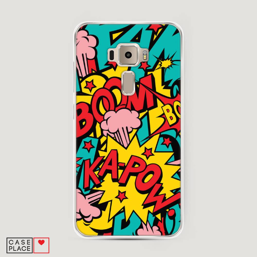 фото Чехол awog "постер pop art" для asus zenfone 3 ze520kl