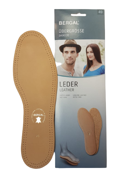 

Стельки из натуральной кожи BERGAL Leder р.49, Leder Kork