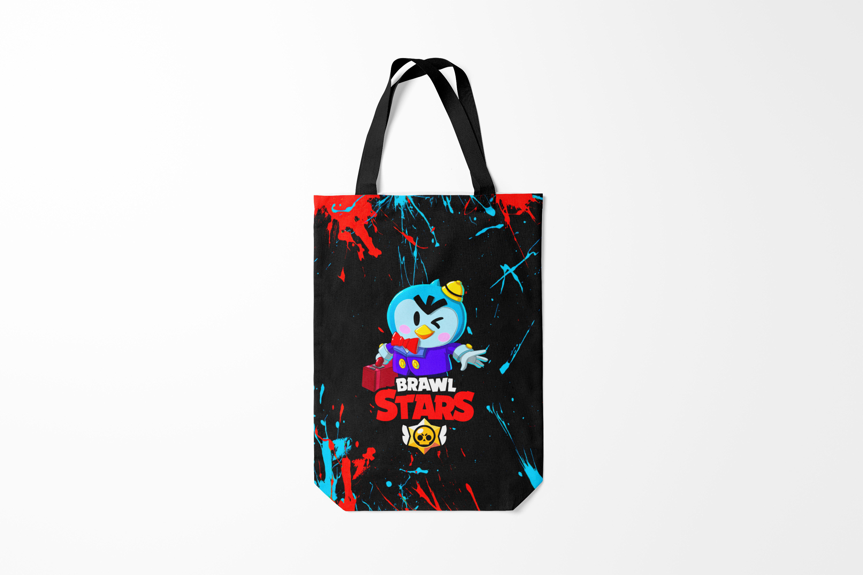 

Сумка шoппер унисекс Burnettie Brawl Stars MR.P, разноцветный, Brawl Stars MR.P