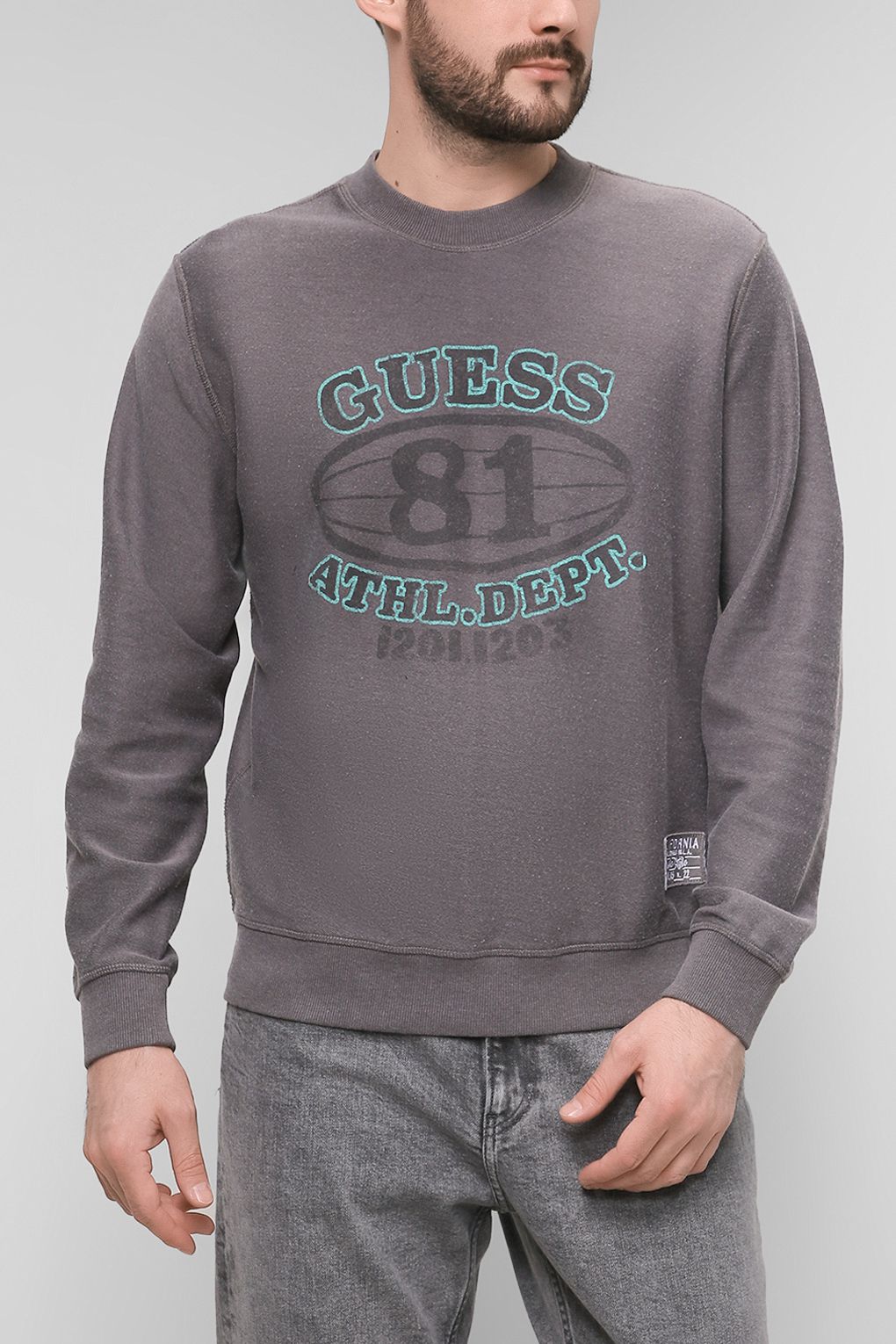 Свитшот мужской Guess M2RQ00 KAZ01 серый L