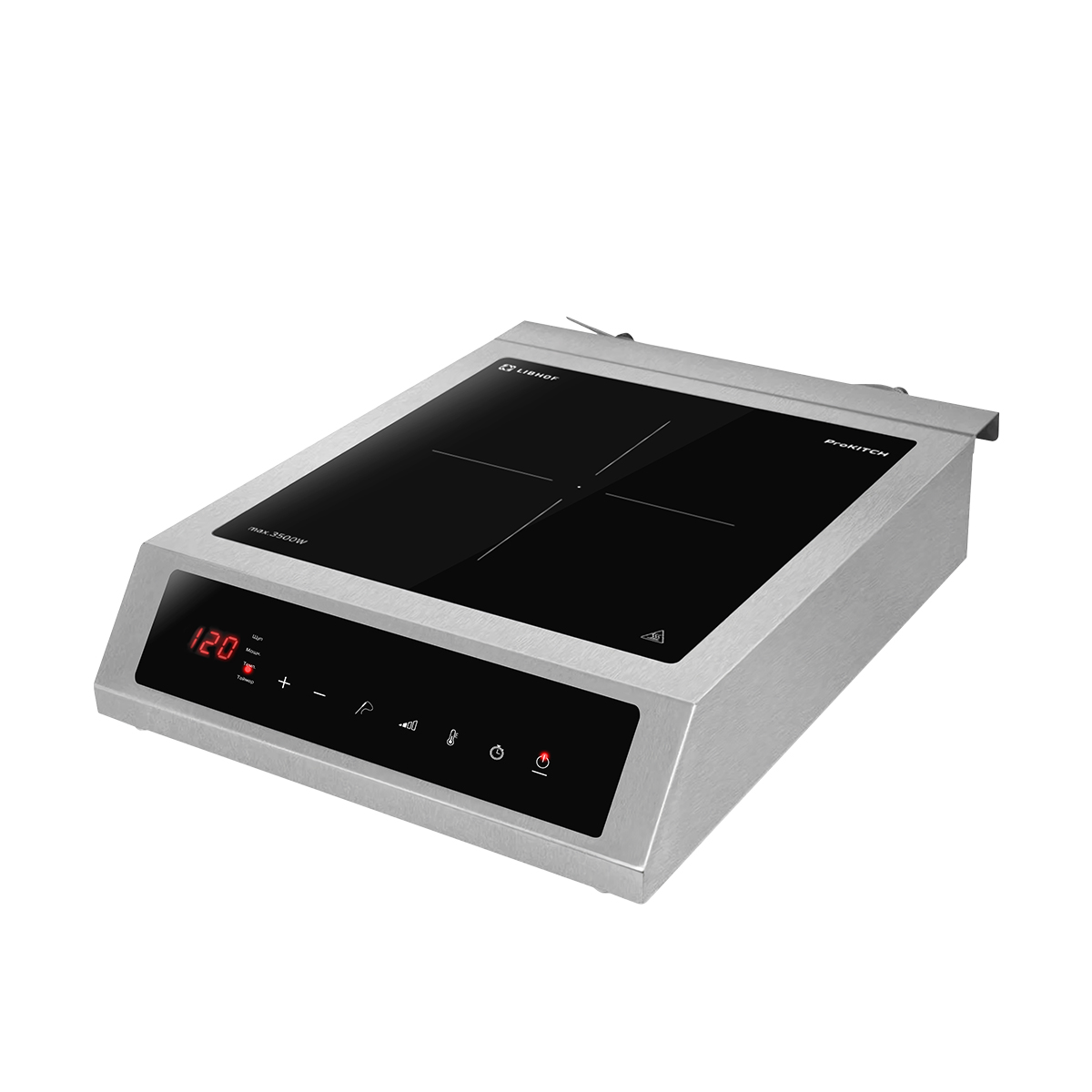 Настольная индукционная плитка Libhof CT-3501S серебристая, черная
