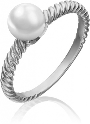 

Кольцо из белого золота с жемчугом р. 18,5 PLATINA jewelry 01-5328-00-301-1120-31, 01-5328-00-301-1120-31
