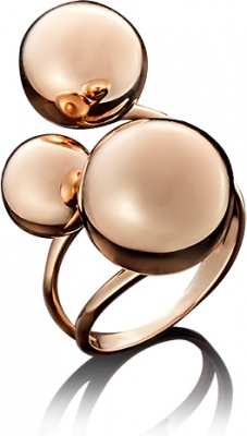 

Кольцо из красного золота р. , PLATINA jewelry 01-4836-00-000-1110-01, 01-4836-00-000-1110-01