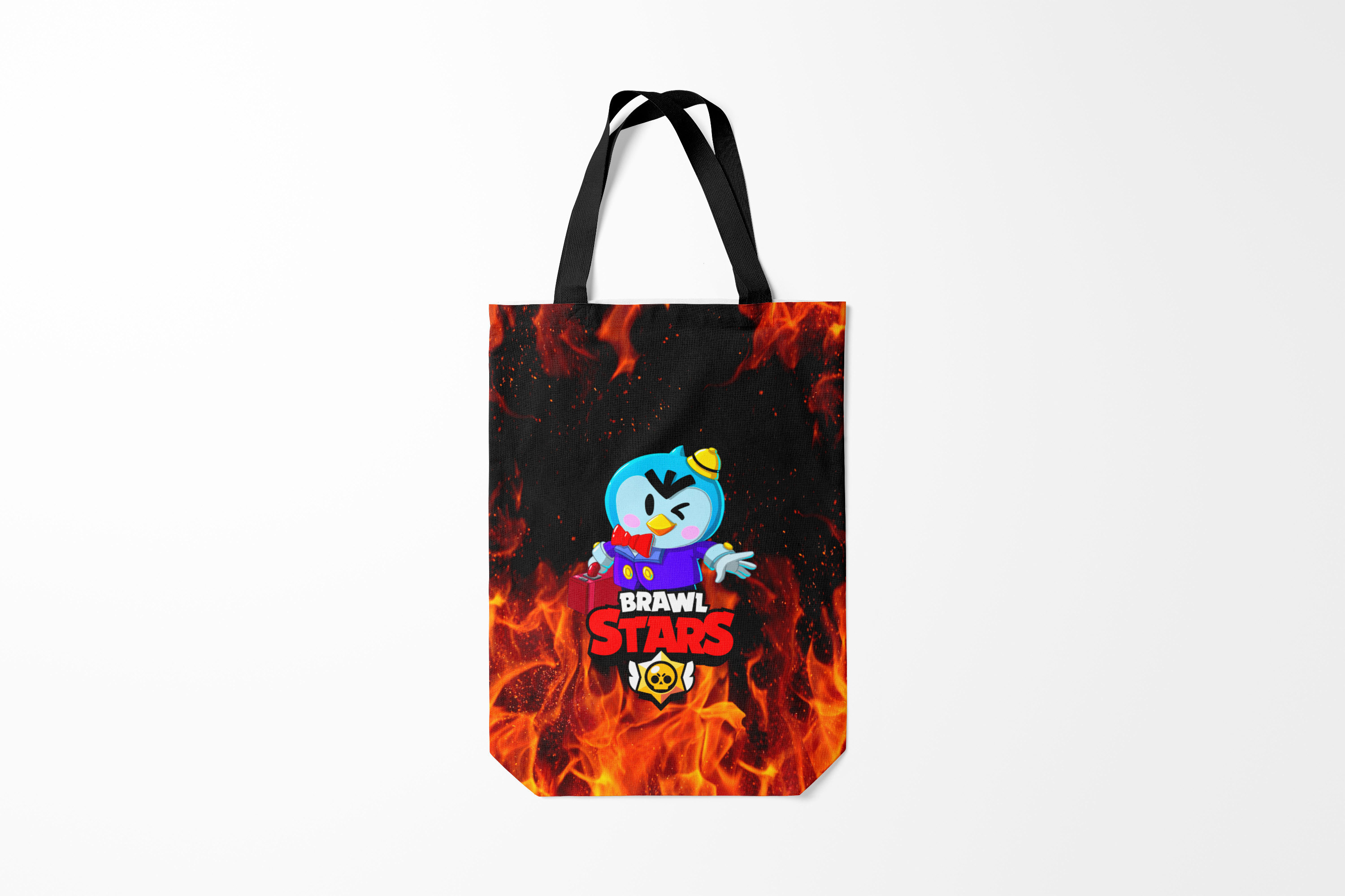 

Сумка шoппер унисекс Burnettie Brawl Stars MR.P, разноцветный, Brawl Stars MR.P