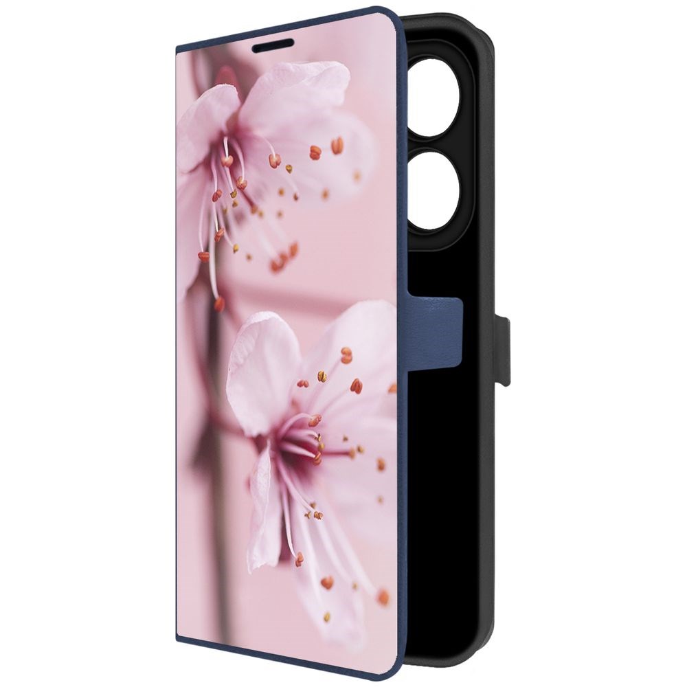 

Чехол-книжка Krutoff Eco Book для INFINIX Smart 8 Весна (синий)