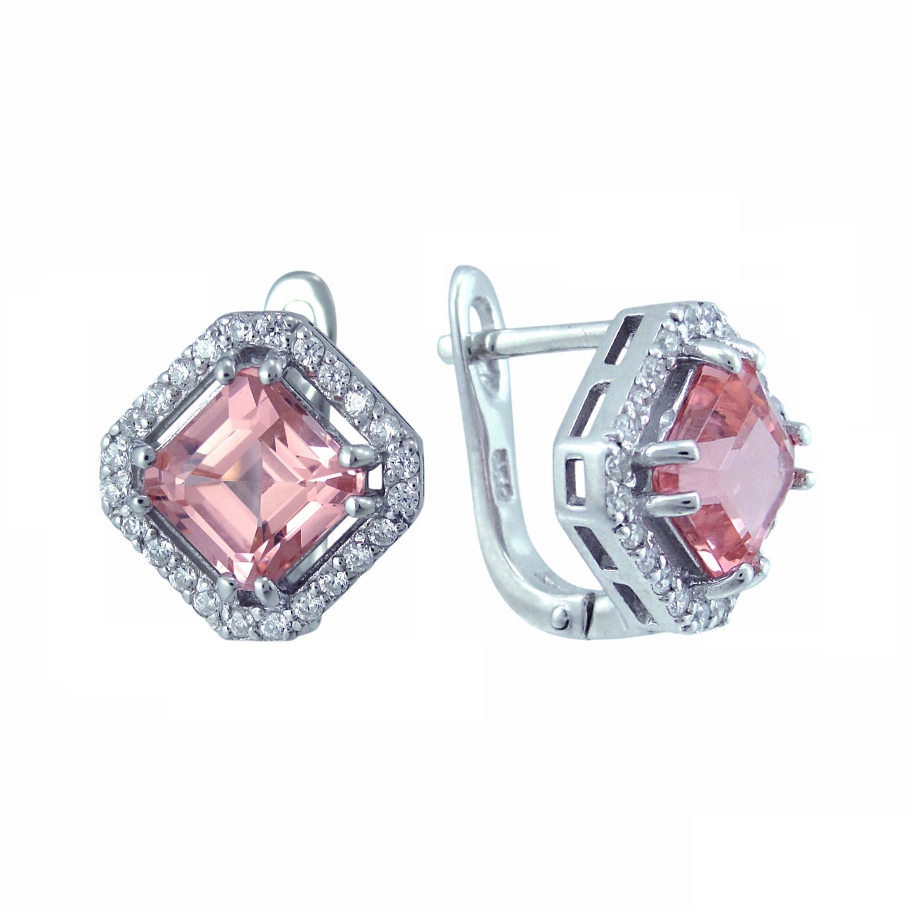 

Серьги из серебра с морганитом Balex Jewellery 2405937337, 2405937337