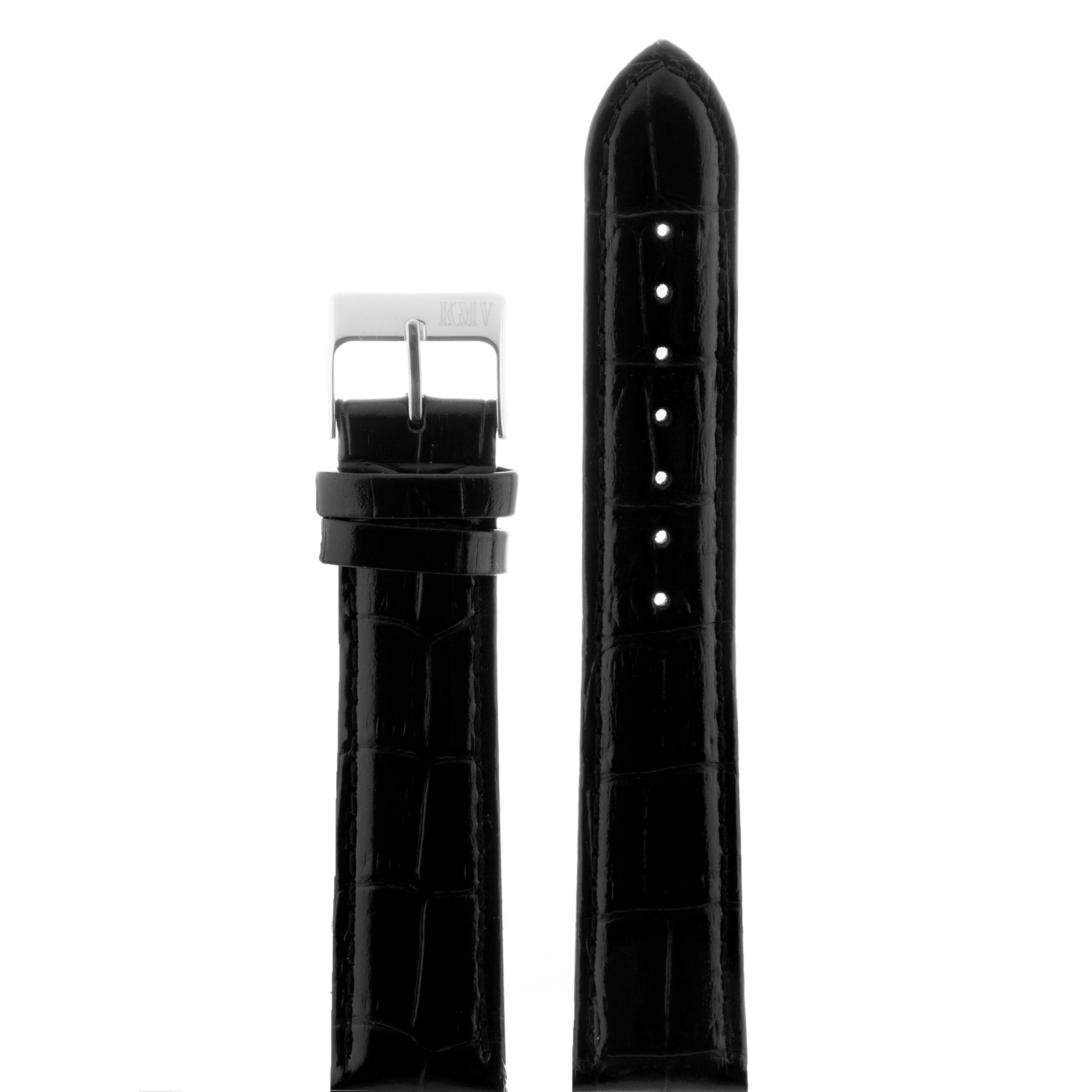 

Ремешок из двух частей мужской KMV S-11 черный, S-11