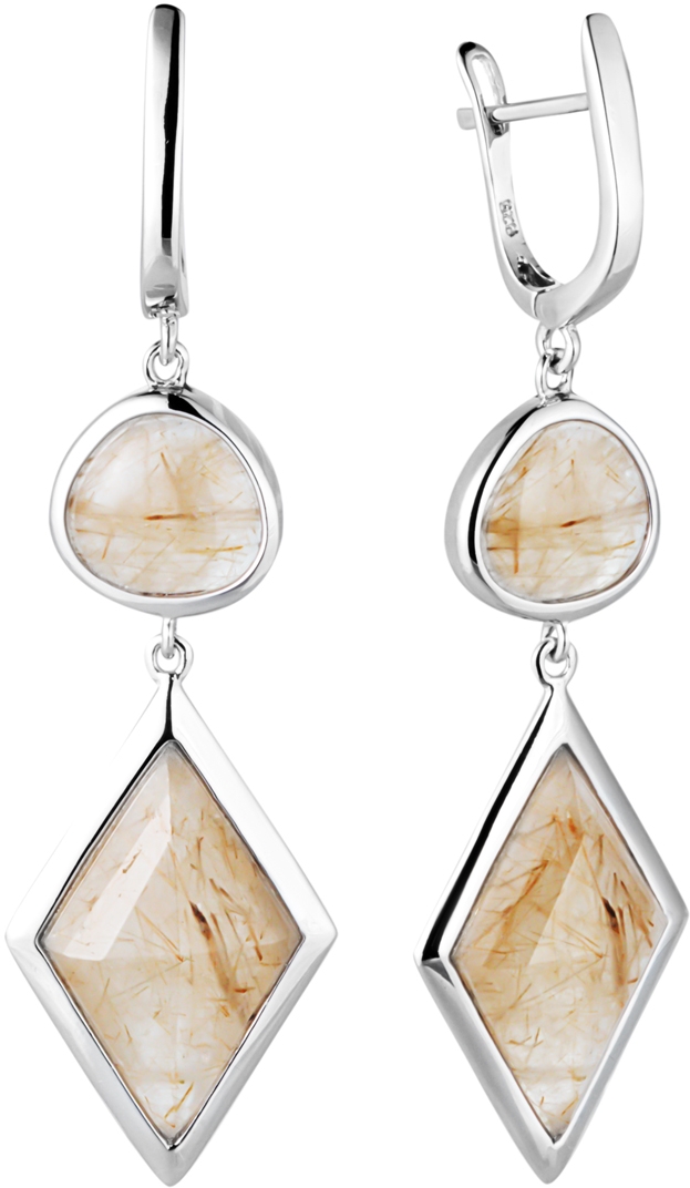 

Серьги из серебра с кварцем Balex Jewellery 2436930234, 2436930234