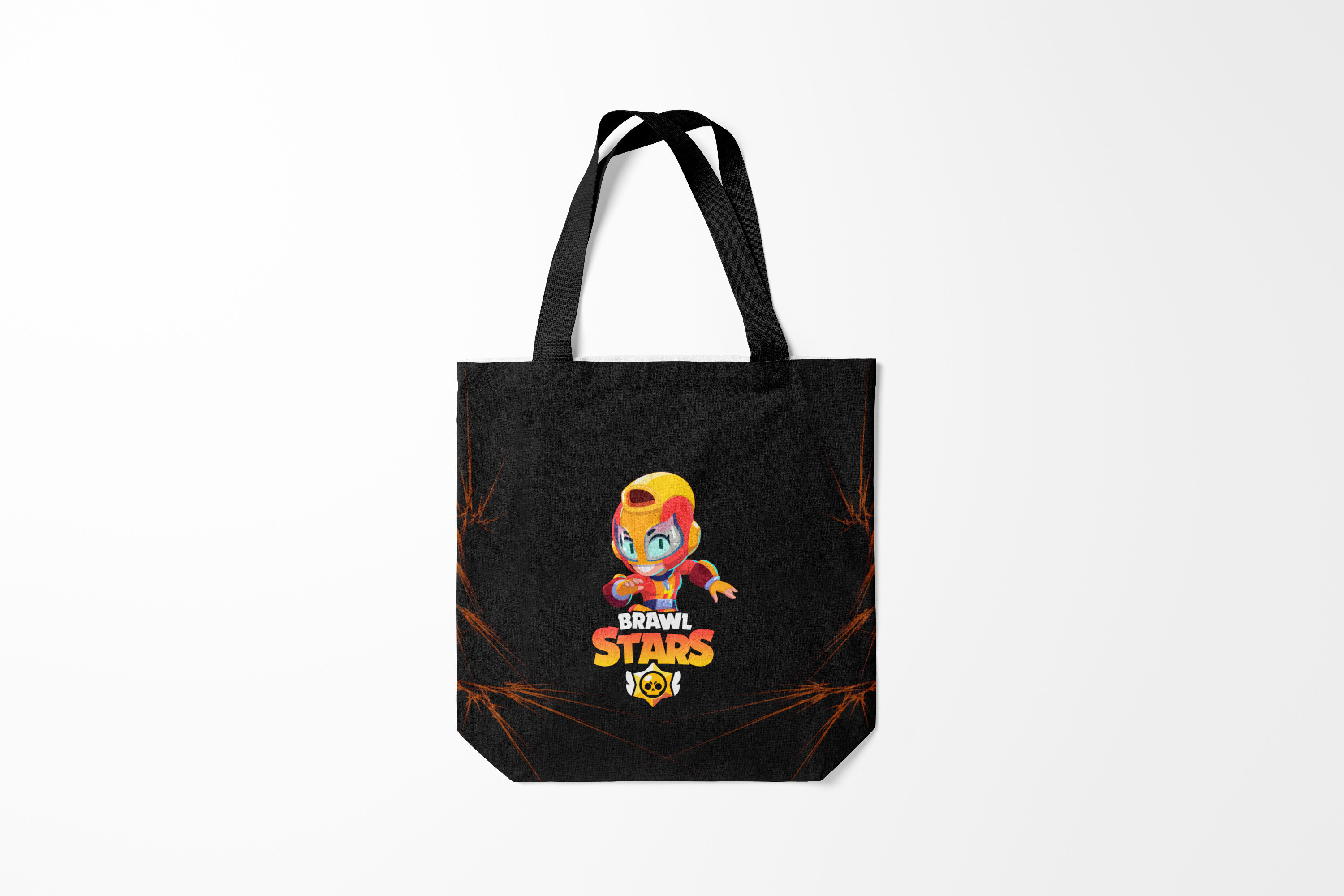 

Сумка шoппер унисекс Burnettie Brawl Stars MAX., красный; желтый, Brawl Stars MAX.
