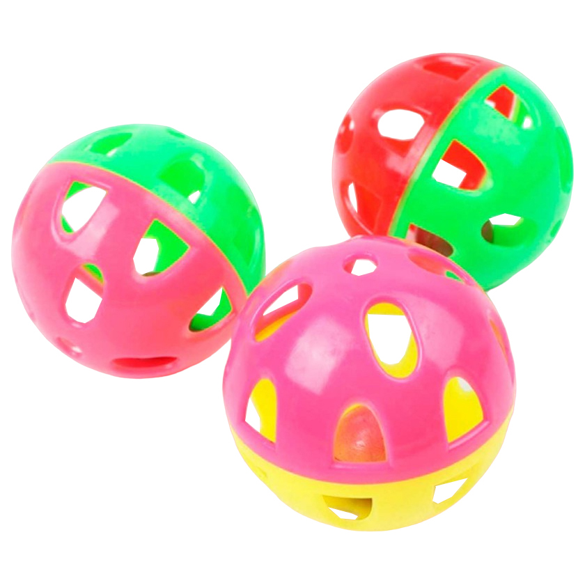 

Игрушка для кошек Котенок мяч с колокольчиком, 3,5см