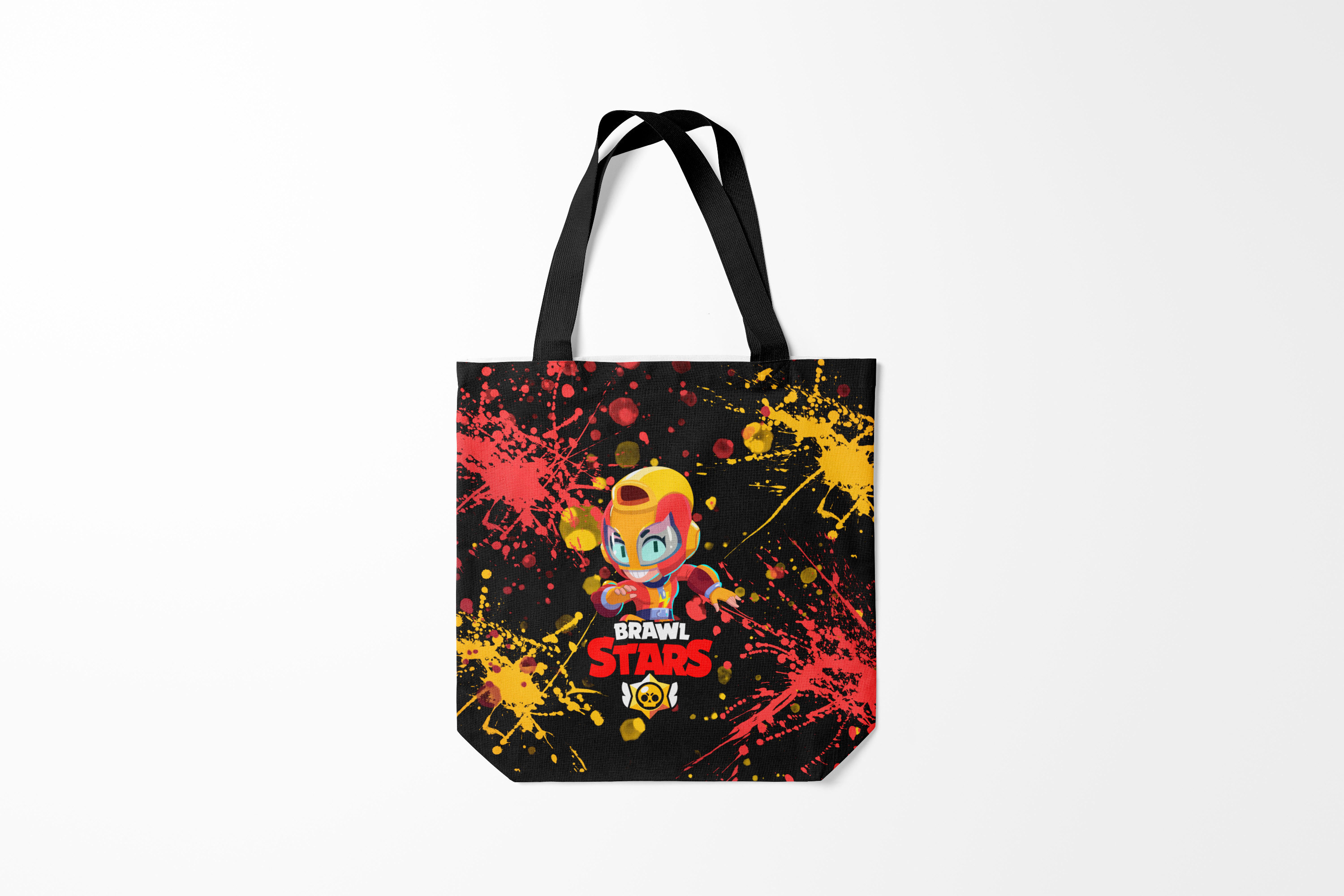 

Сумка шoппер унисекс Burnettie Brawl Stars MAX., красный; желтый, Brawl Stars MAX.