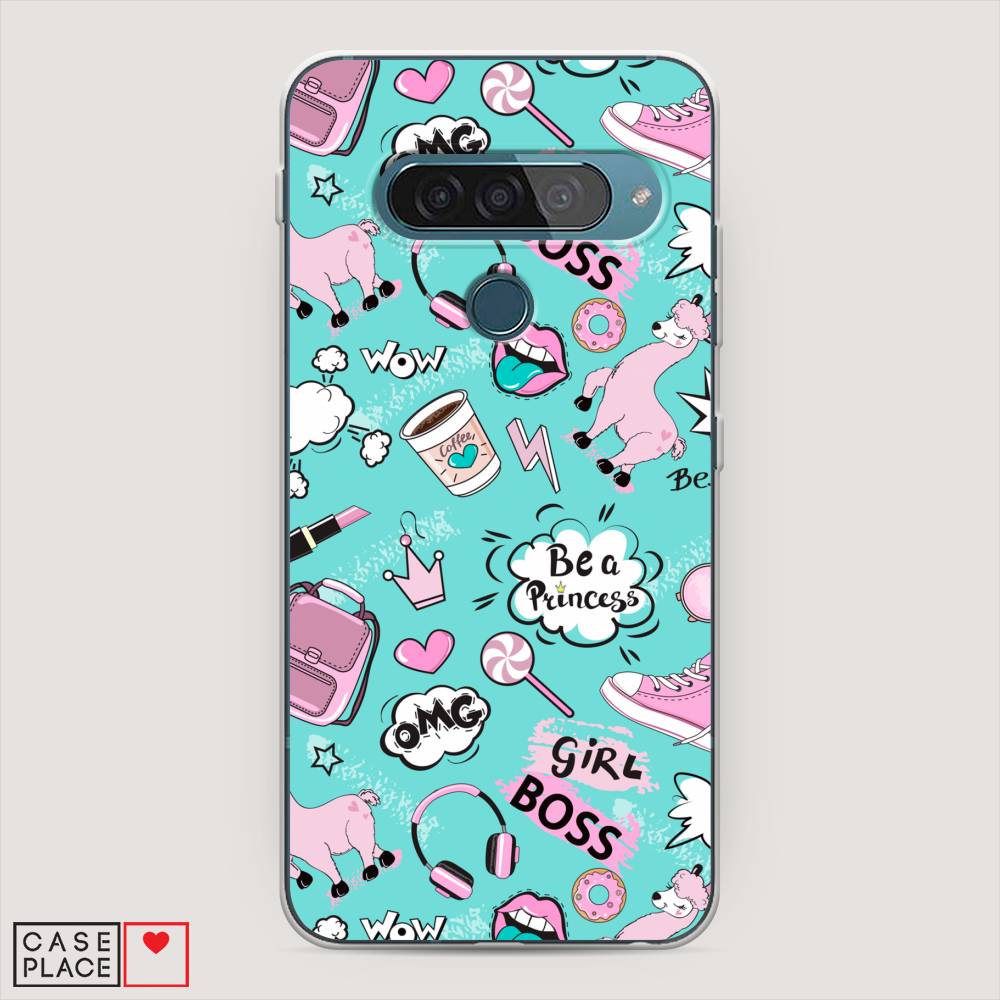 

Чехол Awog "Стильная лама" для LG G8s ThinQ, 84050-1