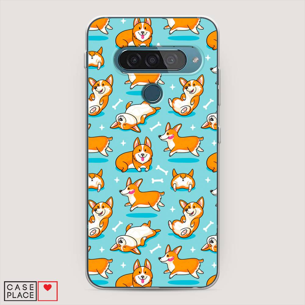 

Чехол Awog "Веселые корги" для LG G8s ThinQ, 84050-2