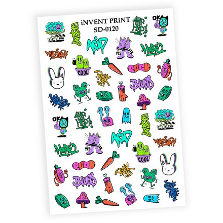 

Слайдер-дизайн iNVENT PRiNT «Мультяшки. Pop Art» №SD-120, №SD-120