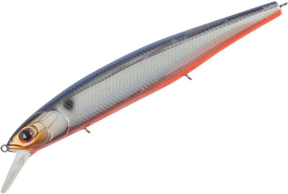 

Воблер TsuYoki FLIRT 115SP 207R, Серебристый;голубой;оранжевый, FLIRT 115SP