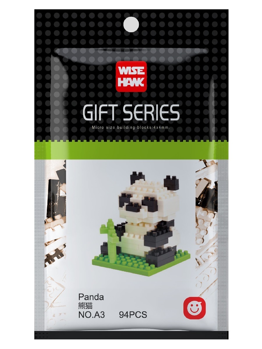 фото Конструктор wisehawk панда 94 детали a3 panda gift series