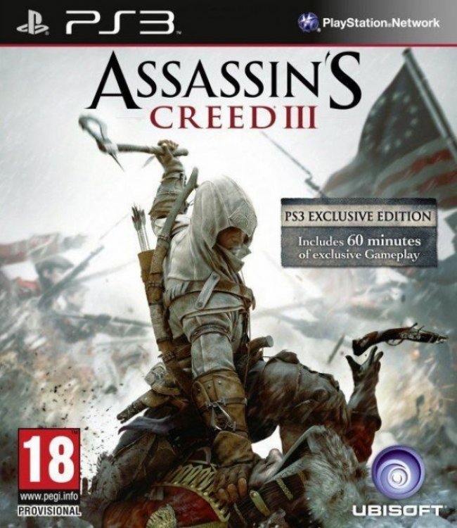 Игра Assassins Creed 3 PlayStation 3 полностью на русском языке 3000₽