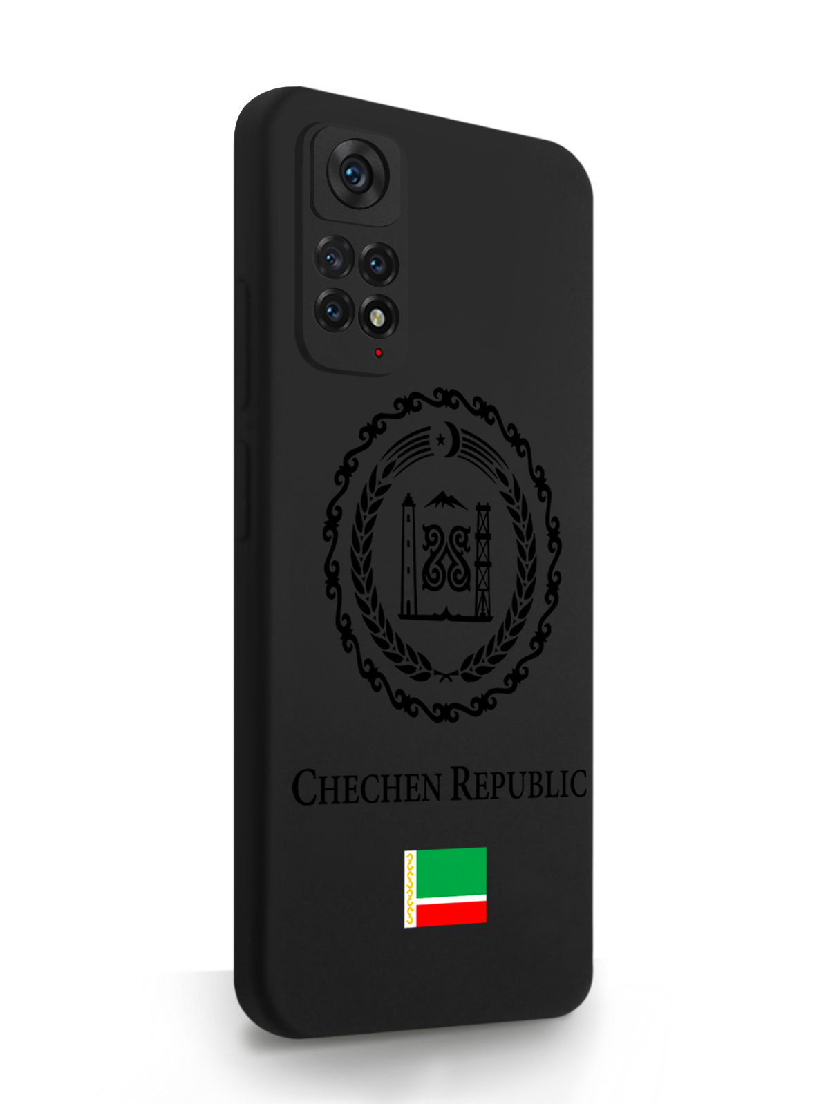 фото Чехол signumcase для xiaomi redmi note 11 герб чечни black