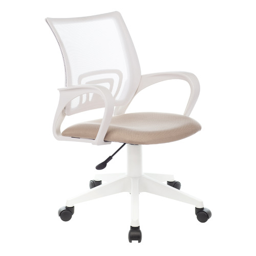 

Кресло Бюрократ CH W696, на колесиках, сетка/ткань, бежевый [ch w696 beige], CH W696