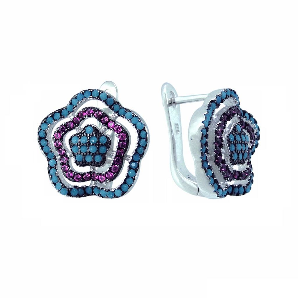 

Серьги из серебра с рубином Balex Jewellery 2405937375, 2405937375