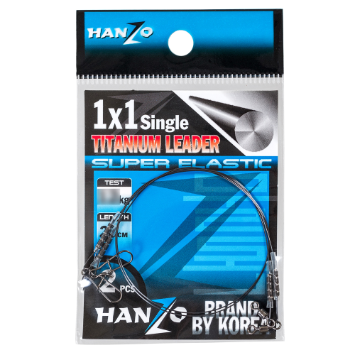

Поводки Hanzo Титановый 25см 12кг, Hanzo Титановый 25см 12кг