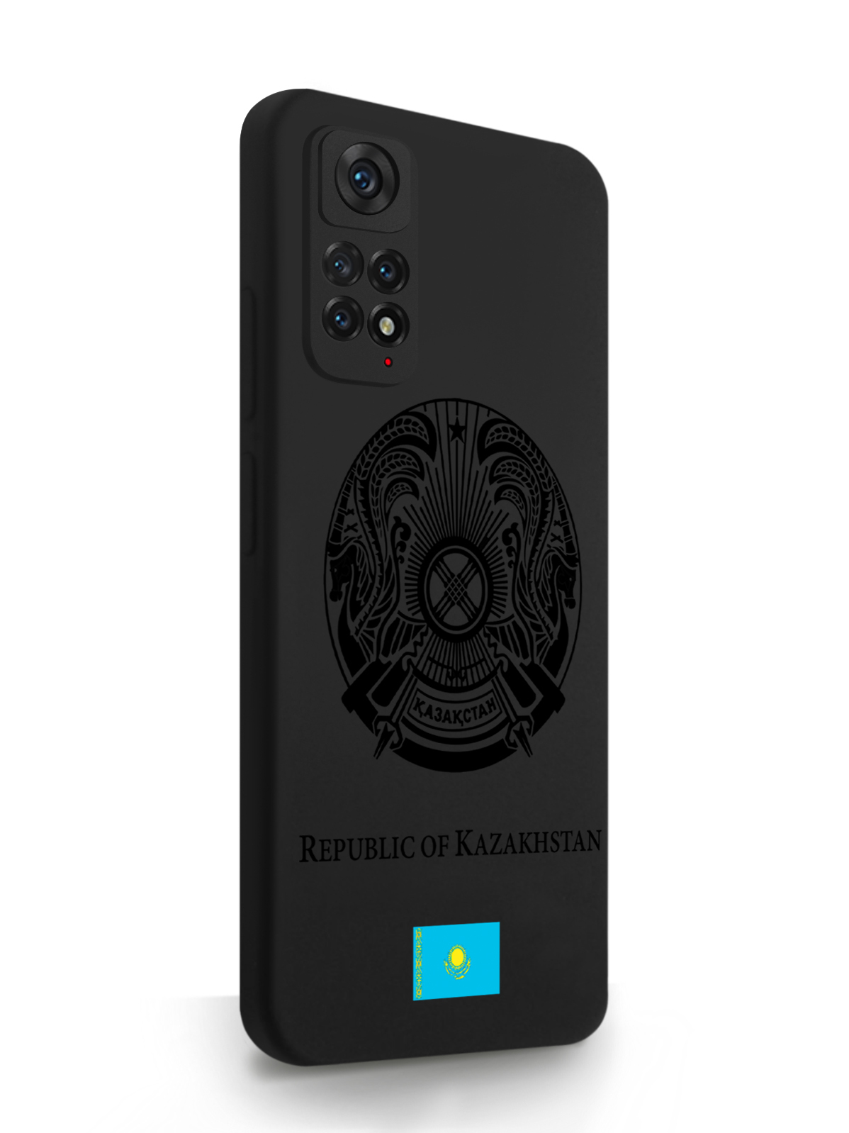 фото Чехол signumcase для xiaomi redmi note 11 герб казахстана black