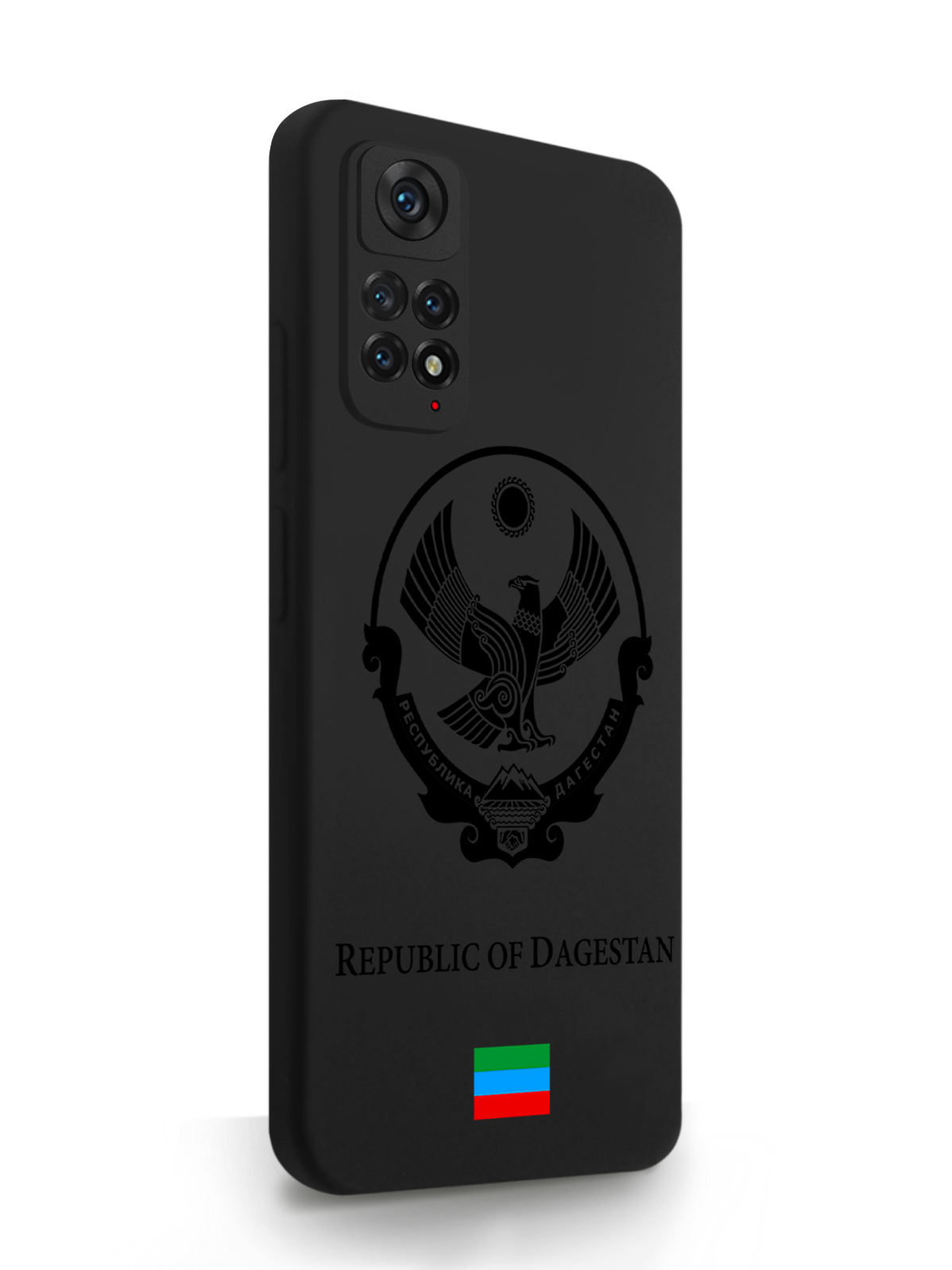 фото Чехол signumcase для xiaomi redmi note 11 герб дагестана black