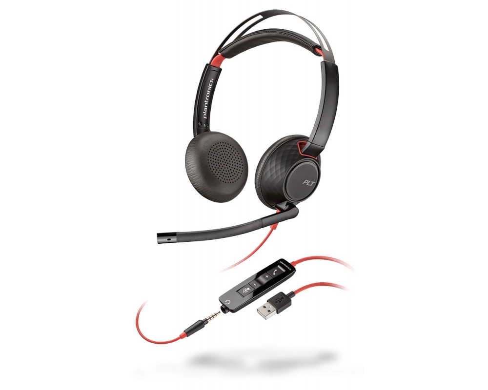 фото Гарнитура plantronics blackwire c5220 usb-a