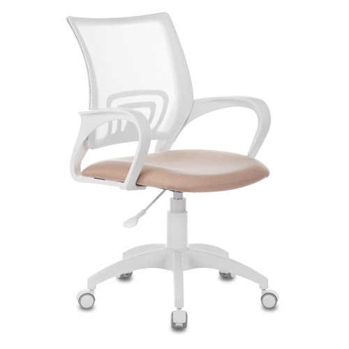 

Кресло Бюрократ CH W696N, на колесиках, сетка/ткань, бежевый [ch w696n beige], CH W696N