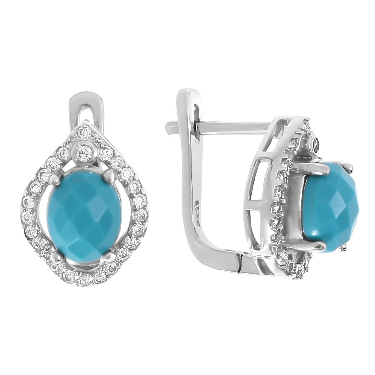 

Серьги из серебра с бирюзой Balex Jewellery 2405936012, 2405936012