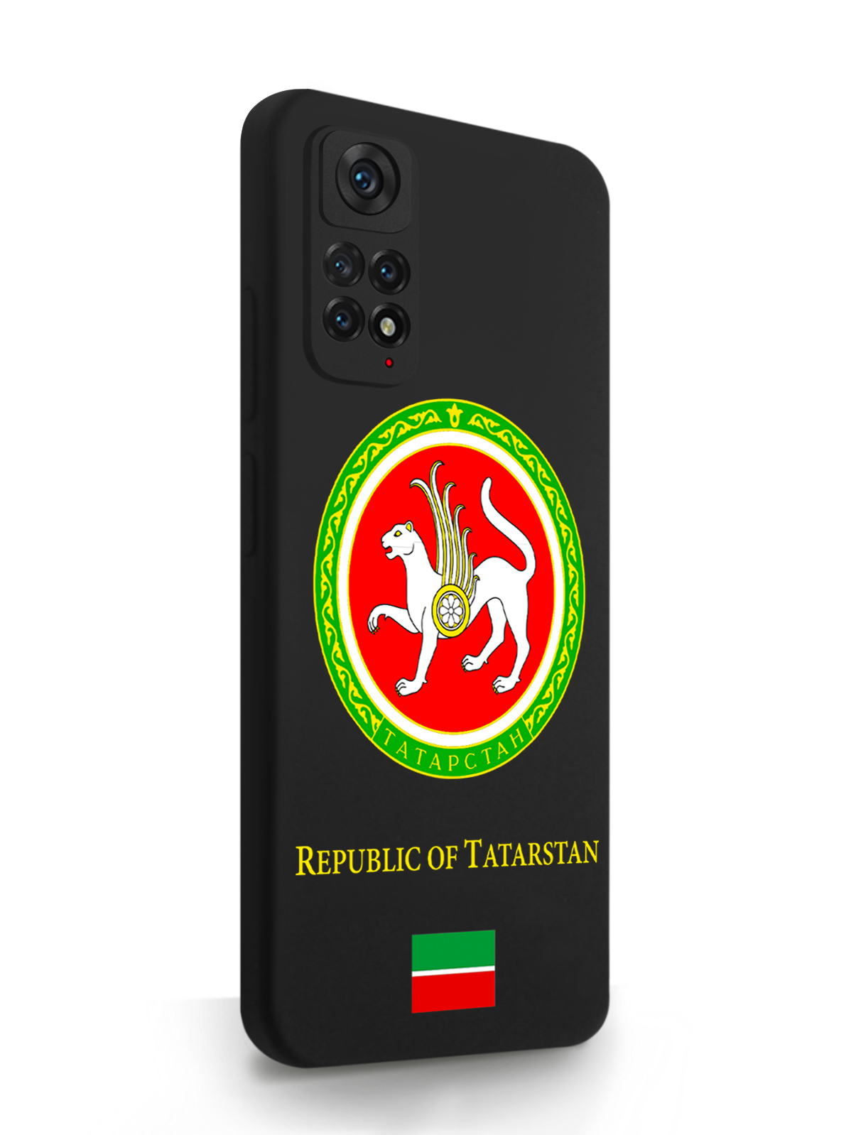 фото Чехол signumcase для xiaomi redmi note 11 герб татарстана black