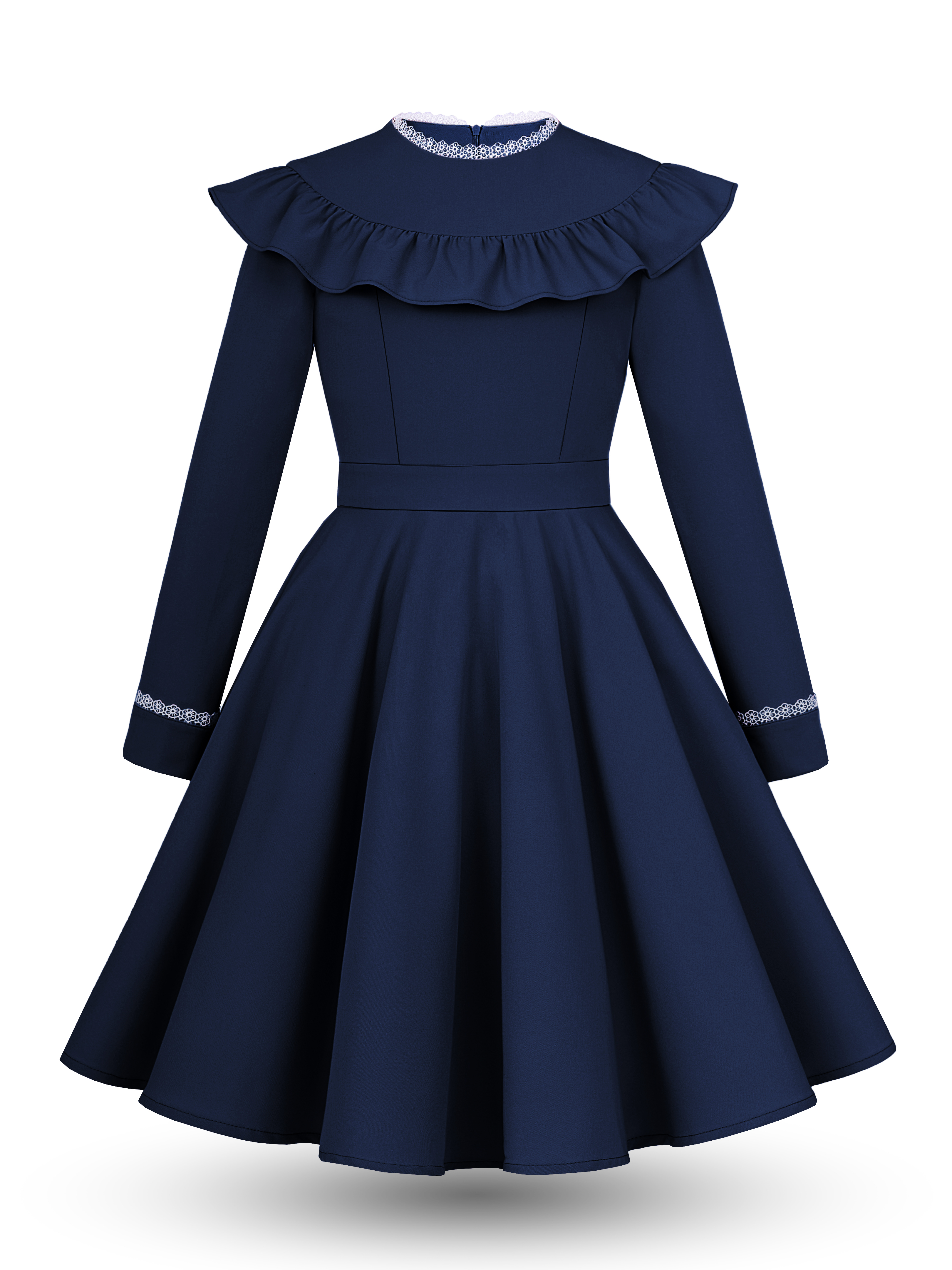 Платье для девочек Alisia Fiori Кианна Sc цв. синий; белый р. 146