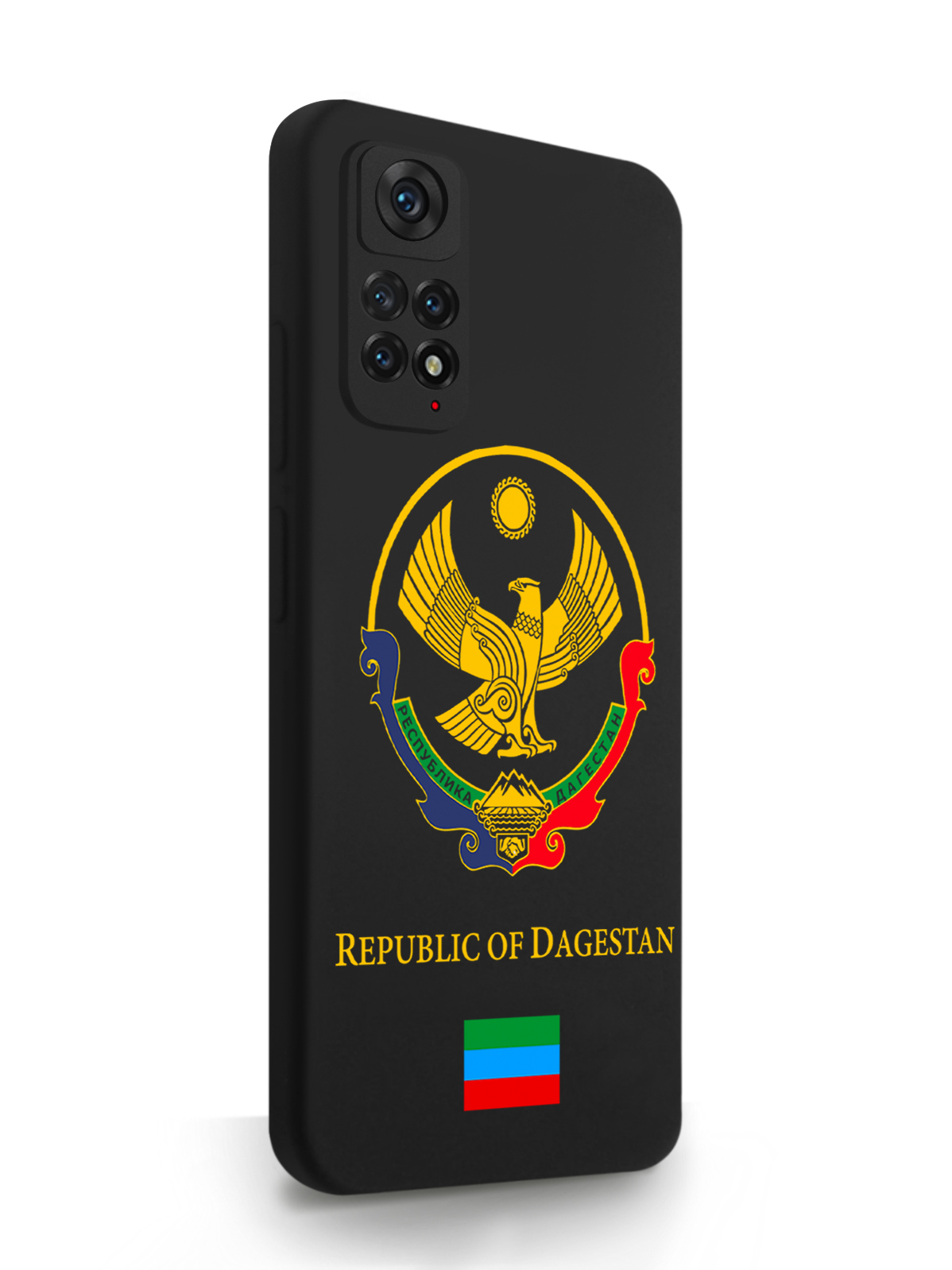 фото Чехол signumcase для xiaomi redmi note 11 герб дагестана black