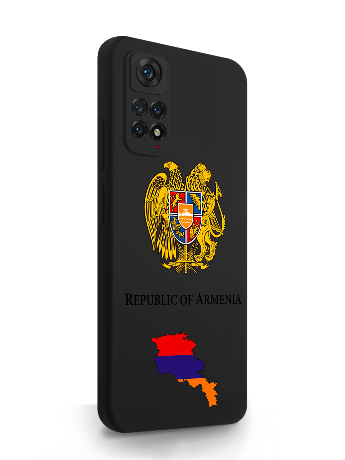 фото Чехол signumcase для xiaomi redmi note 11 герб армении black