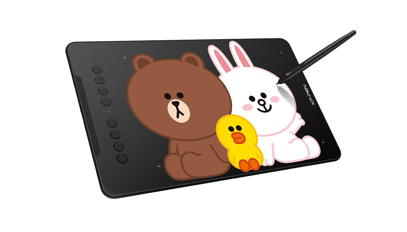 Графический планшет XP-PEN Deco 01 V2 LINE FRIENDS Edition (B08H27XRMK)
