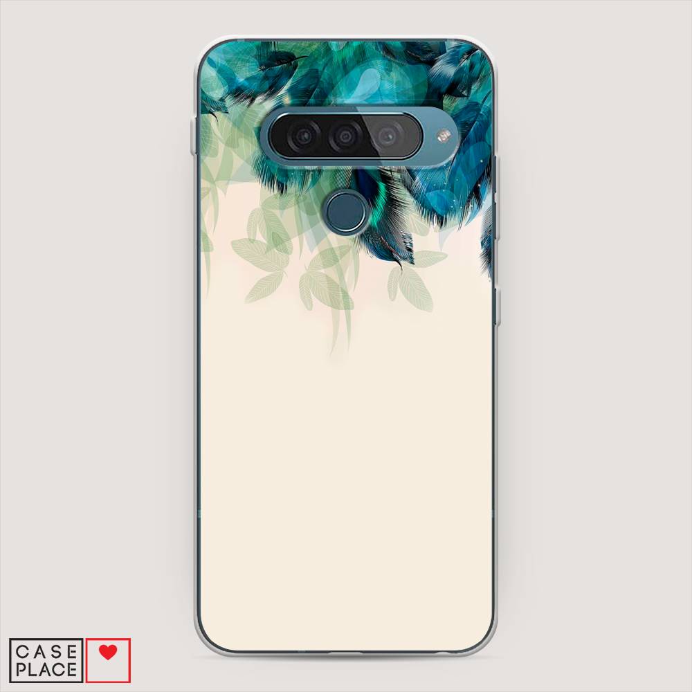 

Чехол Awog "Перья голубого цвета" для LG G8s ThinQ, 84050-2