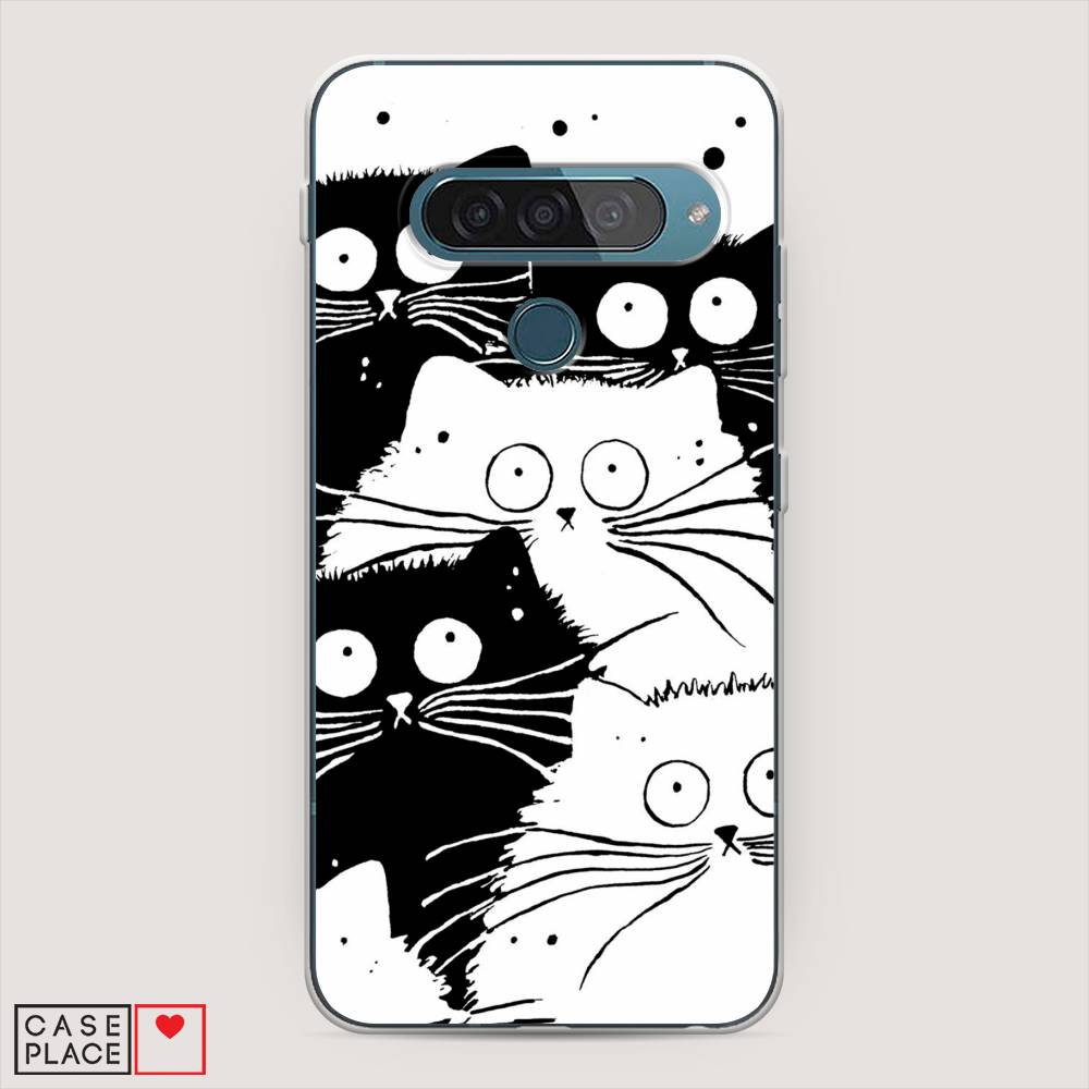 

Чехол Awog "Коты черно-белые" для LG G8s ThinQ, 84050-2