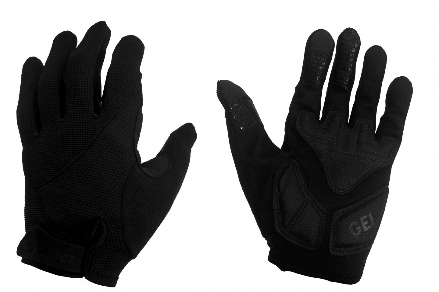 Велосипедные перчатки Giant STREAK GEL с длинным пальцем цвет черный размер M