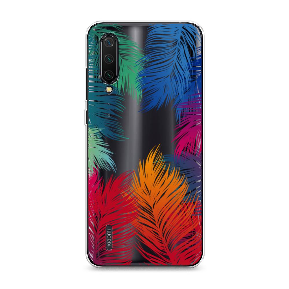 

Чехол Awog на Xiaomi Mi 9 Lite/Mi A3 Lite/Mi CC9 "Рамка из перьев", Разноцветный, 36750-4