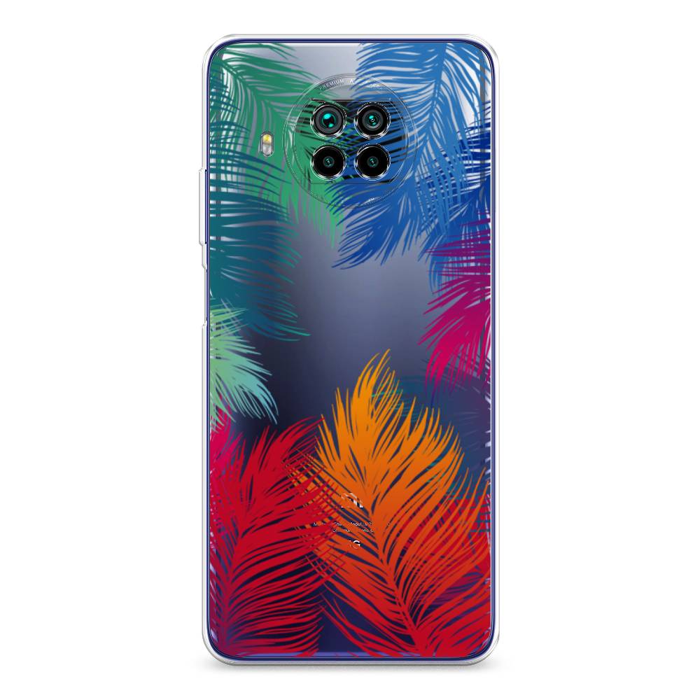 

Чехол Awog на Xiaomi Mi 10T Lite "Рамка из перьев", Разноцветный, 39150-4