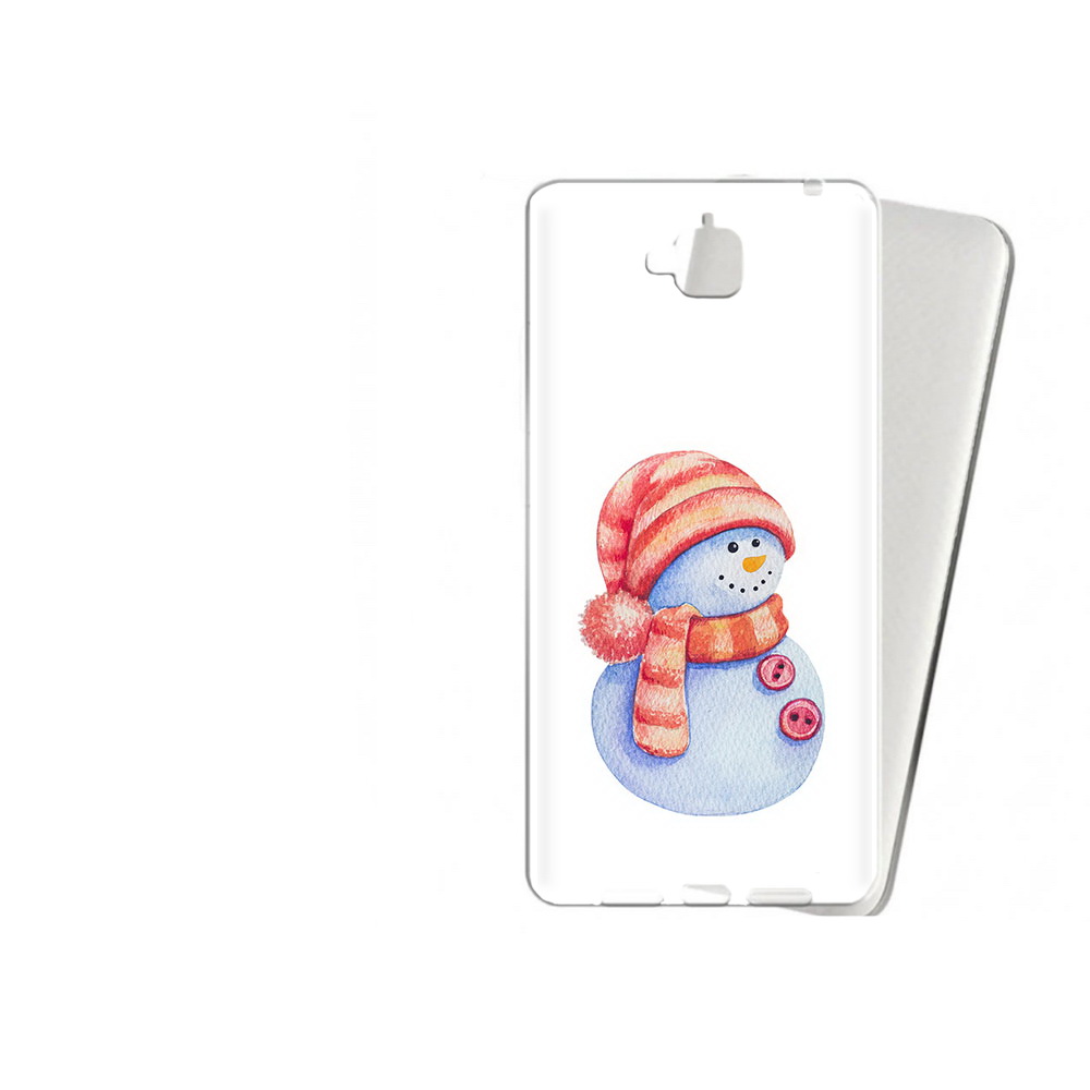 

Чехол MyPads Tocco для Huawei Enjoy 5 Веселый снеговик (PT24942.37.44), Прозрачный, Tocco