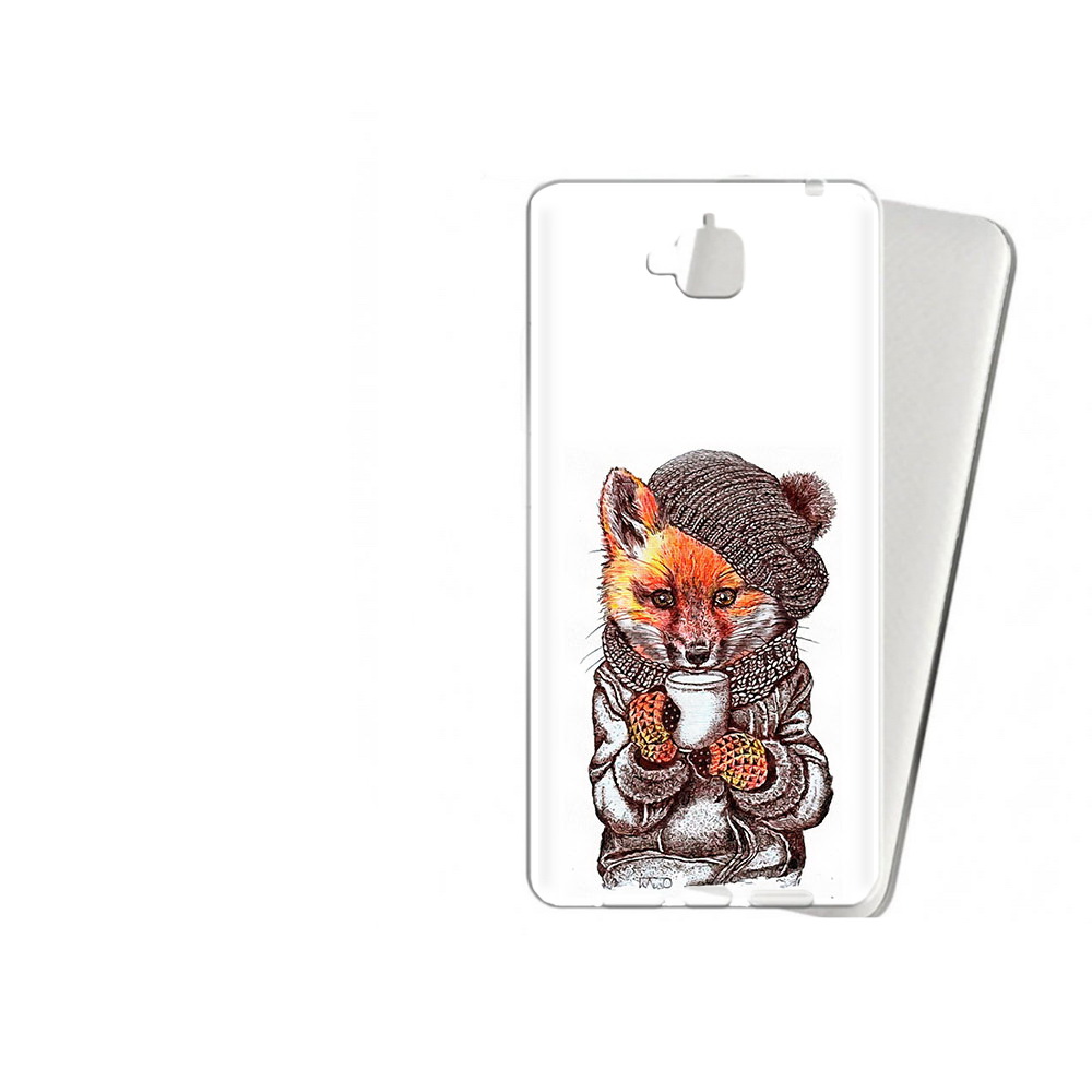 

Чехол MyPads Tocco для Huawei Enjoy 5 лиса в шапке (PT24942.37.437), Tocco