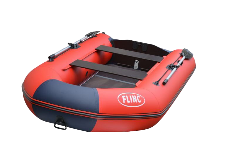 Надувная лодка FLINC FT320K красно-синий