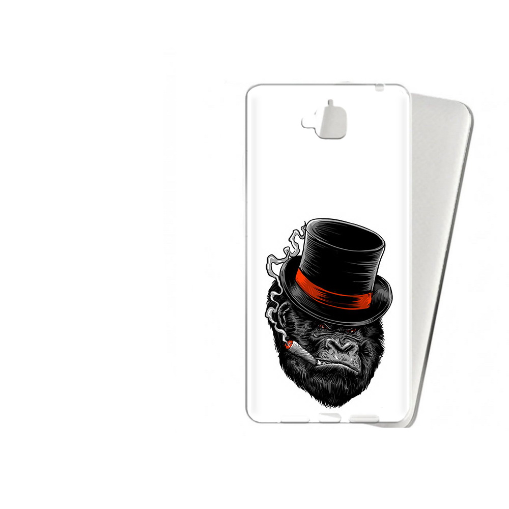 

Чехол MyPads Tocco для Huawei Enjoy 5 дизайнерская горилла (PT24942.37.431), Прозрачный, Tocco